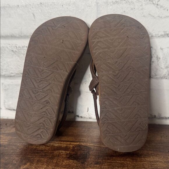Reef Brown Toddler Flip Flops Shoes Size 8 - Picture 5 of 5